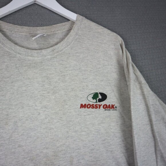 Mossy Oak Y2K Deer Hunting Cotton Longsleeve Distressed XXL - Picture 5 of 8